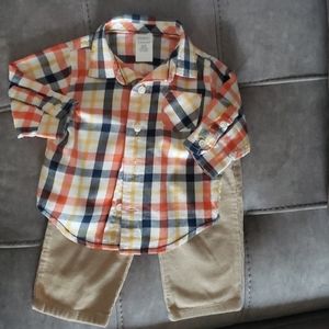 Baby boy 3-6m Fall outfit. Great for Thanksgiving